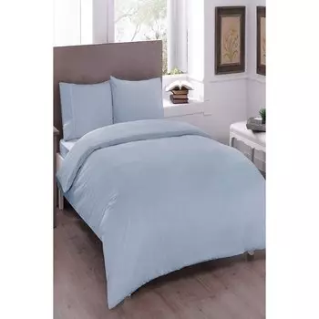 Комплект постельного белья Tac Ranforce, базовый синий