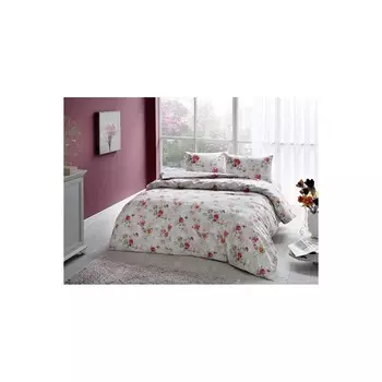 Комплект постельного белья Tac Ranforce — кремовый Кармела