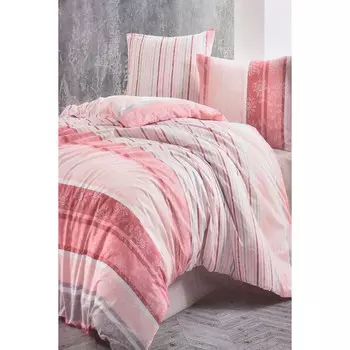 Комплект постельного белья Tac Ranforce Serra Pink