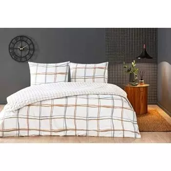 Комплект постельного белья Tac Rokkie Ranforce, белый