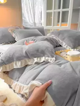 Комплект постельного белья Topchances, серый