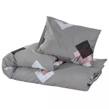 Комплект постельного белья vidaXL Set 3016894-3 (2 шт), 140x1x200 см, многоцветный