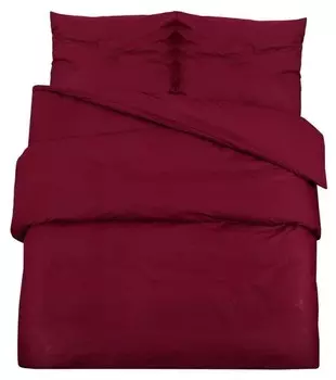 Комплект постельного белья vidaXL Set 3016894-11 (3 шт), 220x1x240 см, красный
