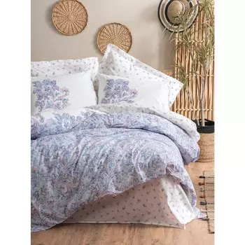 Комплект постельного белья в богемном двойном пододеяльнике Mapiya Blue