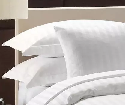 Комплект постельного белья в полоску Ruthys Textile, белый