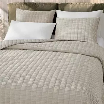 Комплект постельного белья Wonderful, серо-бежевый