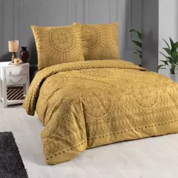 Комплект постельного белья Yadetextil, желтый