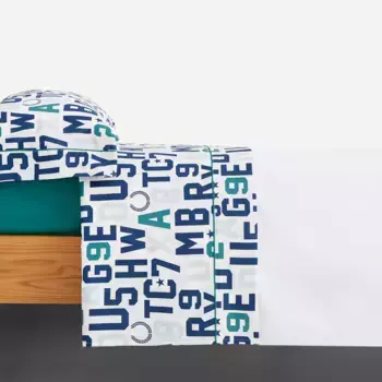 Комплект постельного белья Yale Basics El Corte Ingls, синий