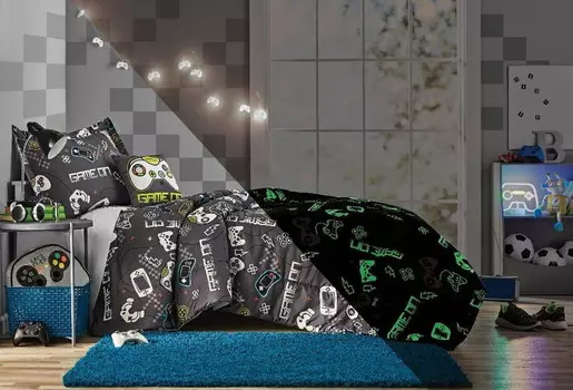 Комплект постельного белья Your Zone Kids Twin XL, белый