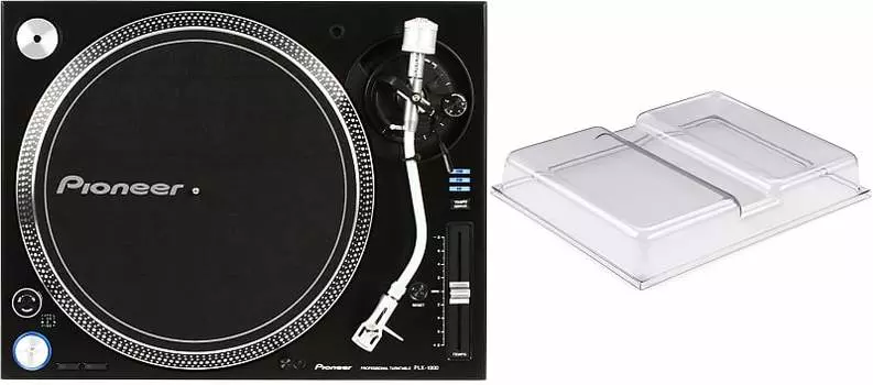 Комплект профессионального проигрывателя Pioneer DJ PLX-1000 с поликарбонатной крышкой Decksaver DS-PC-SL1200 для Technics SL-1200/1210 и крышки Pioneer PLX-1000 Pioneer DJ + Decksaver PLX-1000=1 DS-PC-SL1200=1