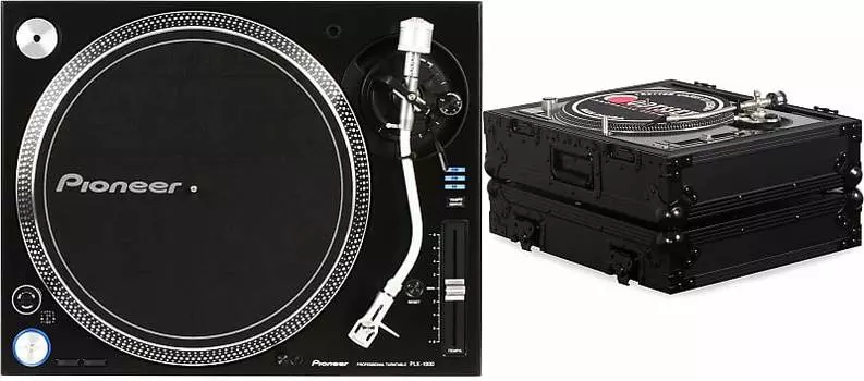Комплект профессионального проигрывателя Pioneer DJ PLX-1000 с универсальным чехлом для проигрывателя Odyssey FZ1200BL — Black Label Odyssey + Pioneer DJ FZ1200BL=1 PLX-1000=1