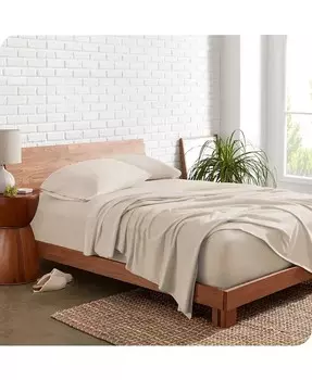Комплект простыней из органического джерси Queen Bare Home, бежевый