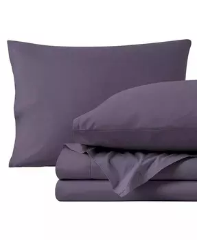 Комплект простыней из перкаля из органического хлопка King Bare Home, синий