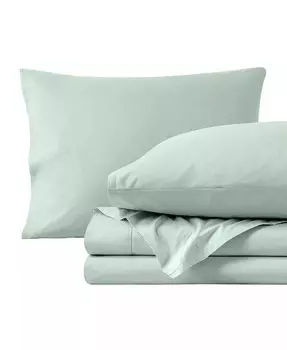 Комплект простыней из перкаля из органического хлопка King Bare Home, зеленый