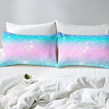 Комплект простыней «Русалка» для девочек королевского размера Erosebridal, Pattern 129