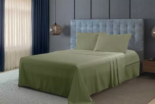 Комплект простыней Smyrna, зеленый