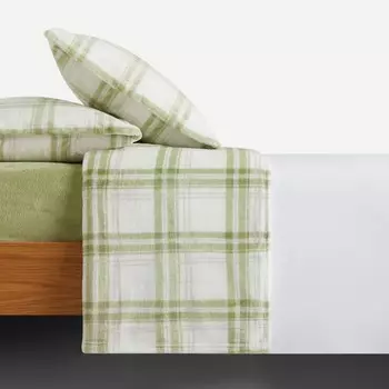 Комплект простыней Ulpiano Extra Soft на резинке Basics El Corte Ingls, зеленый