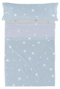 Комплект простыни little star Basic, синий