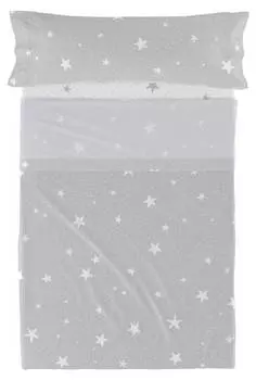 Комплект простыни little star grey Basic, серый