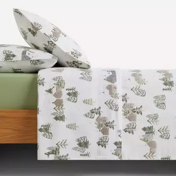 Комплект простыни Pueblo из фланели El Corte Ingls, разноцветные