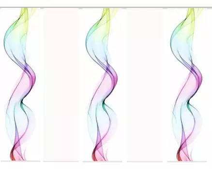 Комплект раздвижных штор Easton красный 60x245 см, 3 шт. Home-Fashion, мультиколор