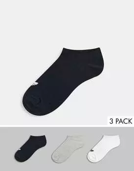 Комплект разноцветных спортивных носков adidas Originals adicolor Trefoil, 3 шт.