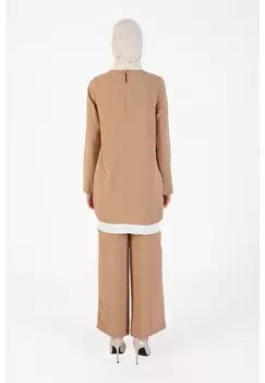 Комплект REFKA SET Modanisa, бежевый