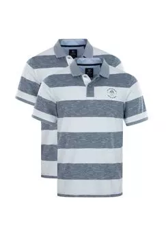 Комплект рубашек поло Riviera, 2 шт Hajo, цвет Admiralsblau