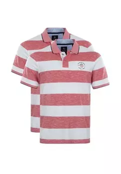 Комплект рубашек поло Riviera, 2 шт Hajo, цвет Lava