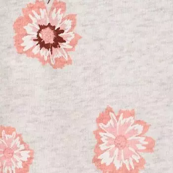 Комплект с цветочным принтом для сна и игр, боди и штанов для девочки Carter Carter's