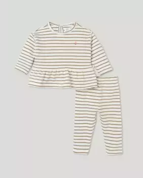 Комплект с длинным рукавом для девочки Baby El Corte Ingls, зеленый