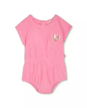 Комплект с короткими рукавами и эластичной талией для малышки Billieblush, цвет Rosa