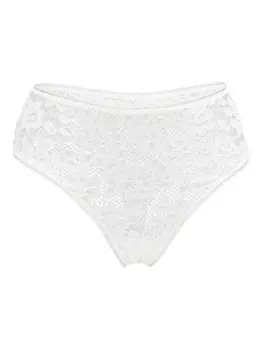 Комплект с кружевным бюстгальтером-бралеттом Wolford, белый