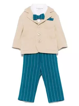 Комплект с однобортным пиджаком Colorichiari, нейтральный цвет