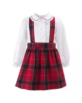 Комплект сарафанов Rachel Riley Tartan Flannel, красный