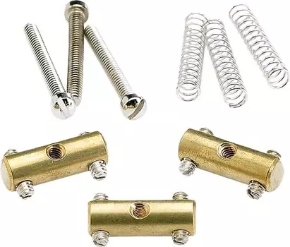 Комплект седла Fender Pure Vintage '52 Telecaster - латунь Fender Pure '52 Telecaster Saddle Kit
