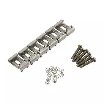 Комплект седла Fender Road Worn Aged Strat Bridge 0997203000 Road Worn Strat Bridge Saddle Kit 0997203000