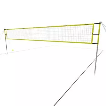 Комплект сетки для пляжного волейбола BV900 официальные размеры желтый COPAYA, желтый черный