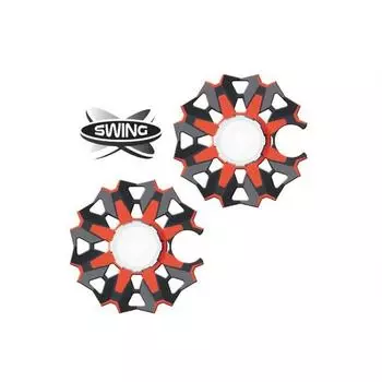 Комплект шайб TLS Swing 85 TSL, 2 шт, серый/оранжевый