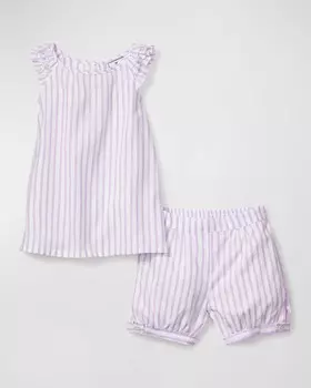 Комплект шорт Amelie в полоску для девочки, размер 2–12 Petite Plume
