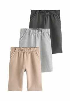 Комплект шорт REGULAR FIT Next, 3 предмета, коричневый/серый/черный