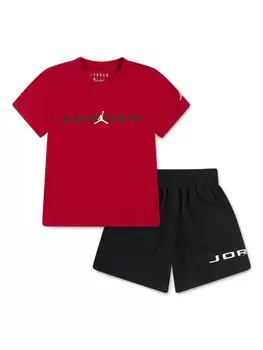 Комплект шорт с логотипом Jordan Kids, черный