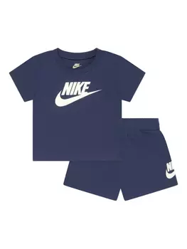 Комплект шорт с логотипом Nike Kids, синий