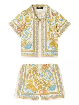 Комплект шорт Versace Kids Underwater Barocco, белый