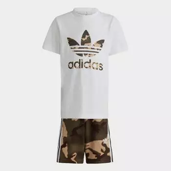 Комплект шорты + футболка Adidas Originals IC2132, белый