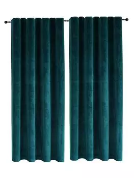 Комплект штор из 2-х рюшных лент бензин блэкаут 300х245 см бархатная мягкая непрозрачная штора Haus und Deko