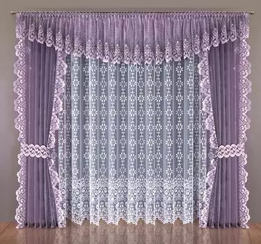 Комплект штор «Паровозик Томас» готовая штора 168 х 183 см Rodnik, фиолетовый