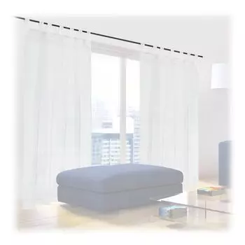 Комплект штор Relaxdays, 2 шт., белый