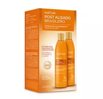 Комплект системы обслуживания Kit Post Alisado Brasileo Kativa, 2 ml