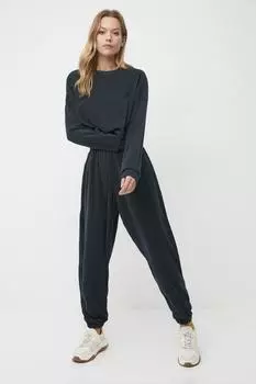 Комплект спортивного костюма - Темно-синий - Свободный крой Trendyol, темно-синий